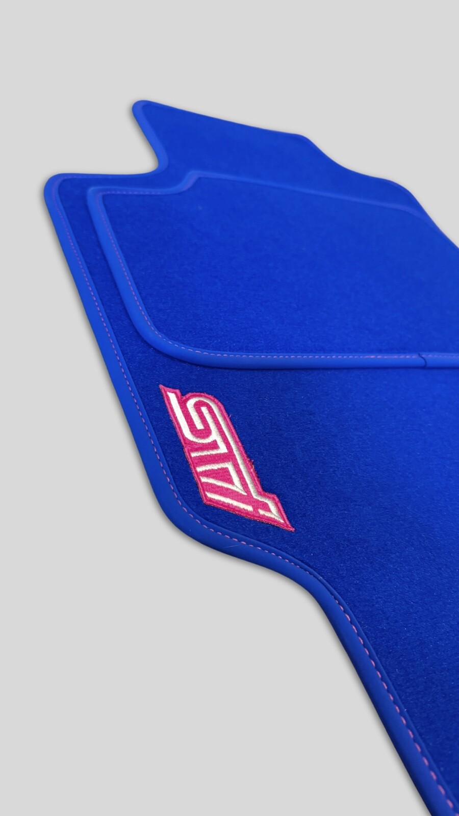 Subaru Impreza WRX STI Floor Mats Caprets Blue fabric Impreza GD 2002-2007 LHD