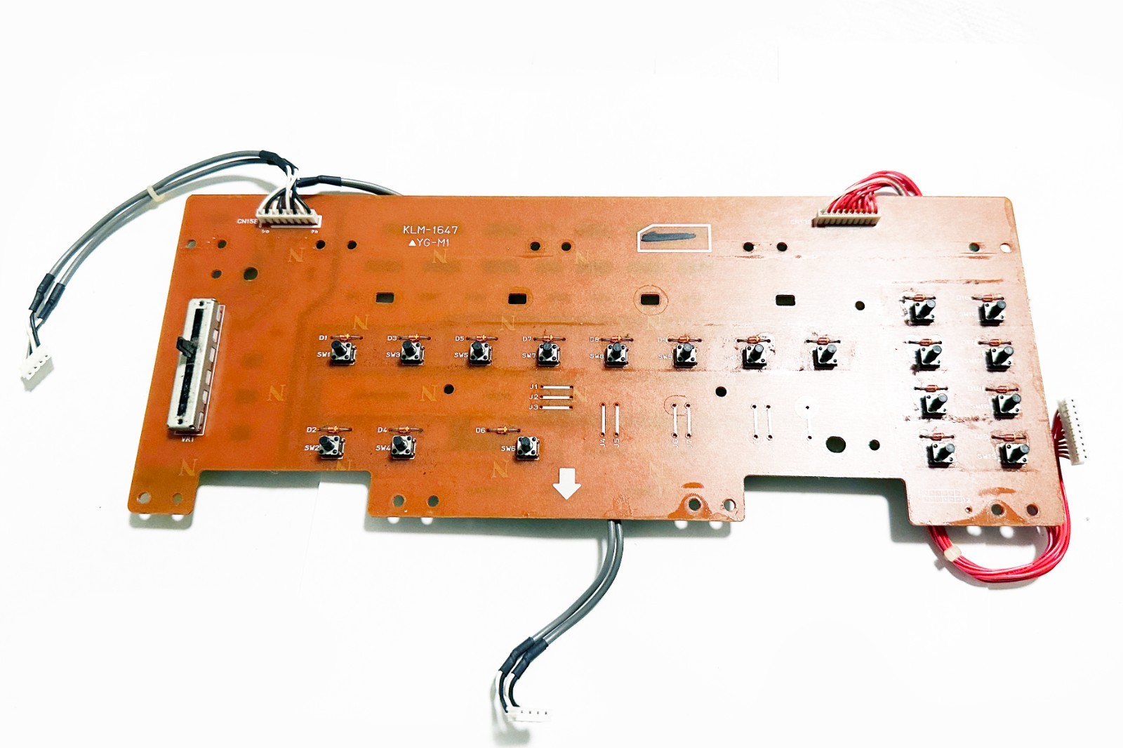 KORG X3 X2 Left Side Panel Switch Volume Board KLM-1647. Works Great !