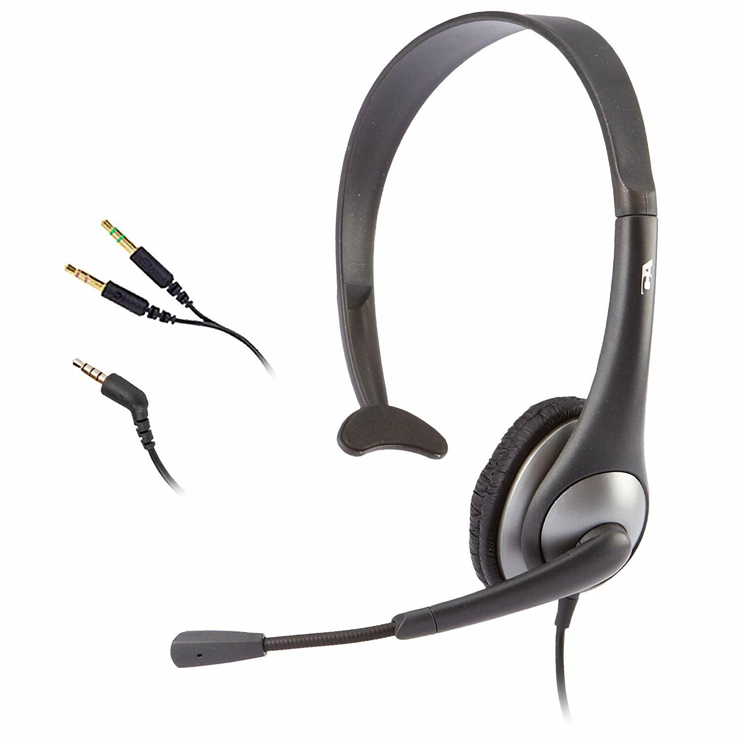Cyber Acoustics AC-104 Over the Head Headset with Mic