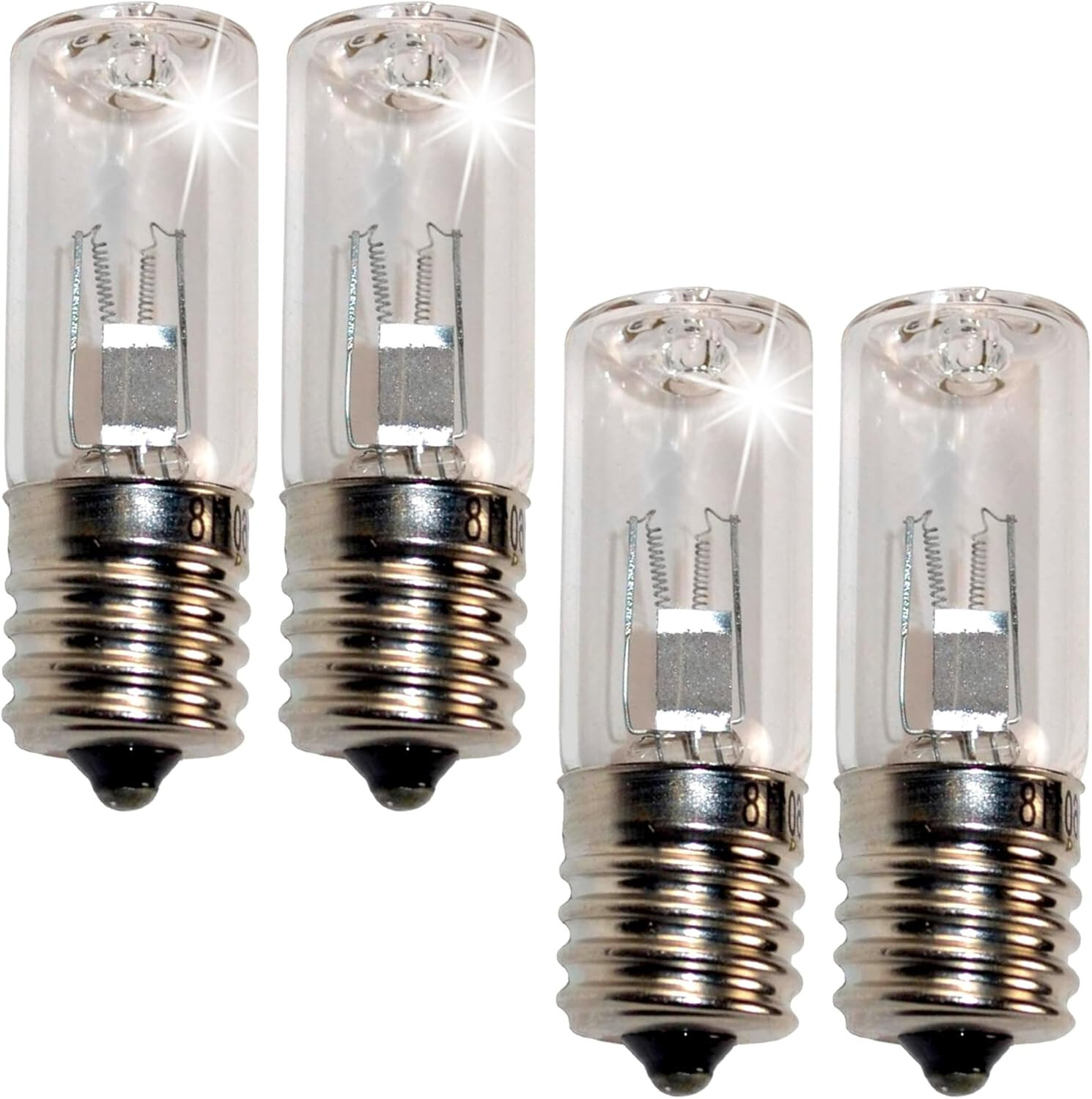 4-Pack HQRP E17 3W UV Germicidal Sanitizer Bulb for Vicks V790 V3900 Humidifiers