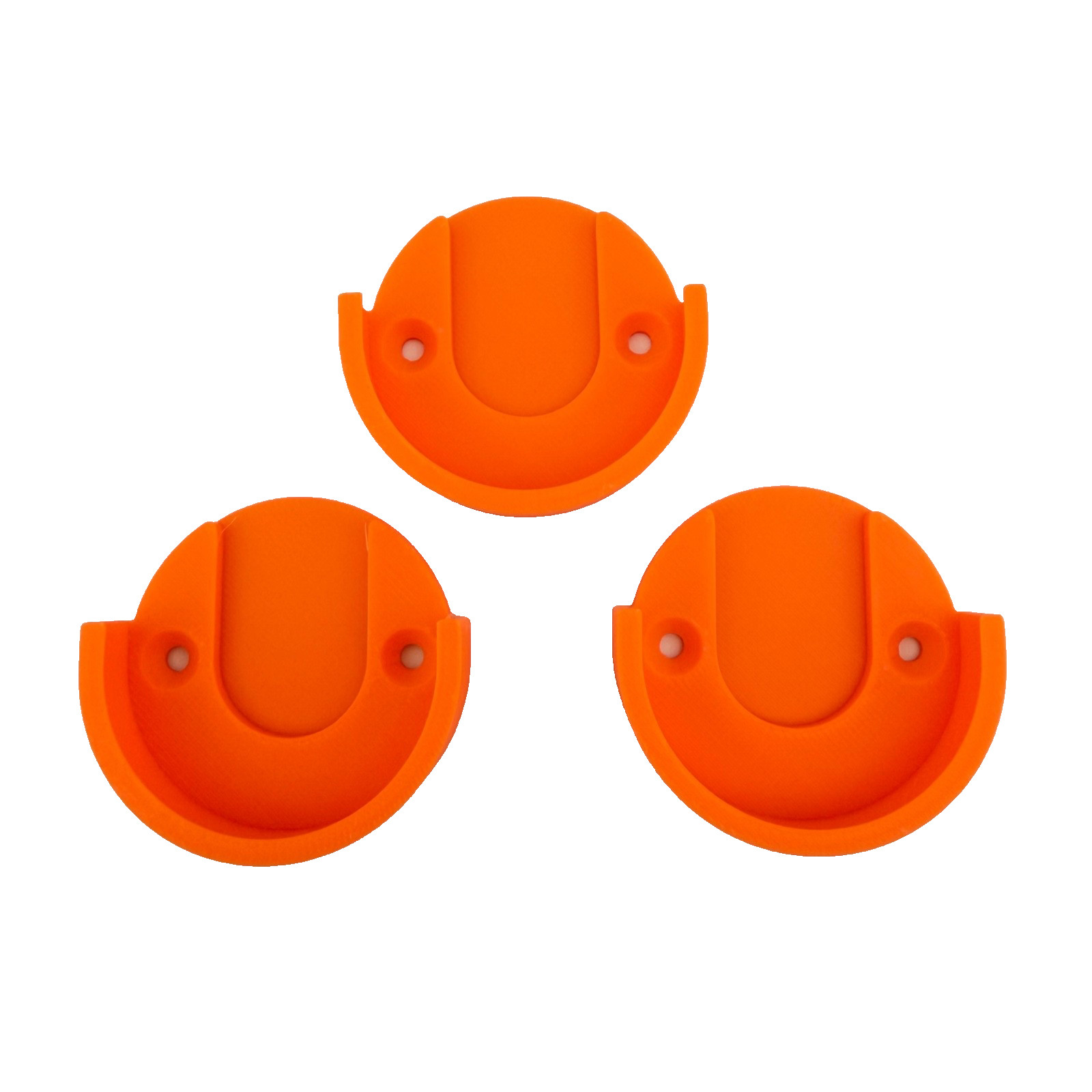 Radiation Dosimeter Holder Wall Mount 3-Pack | Badge Dock Station | Made in USA