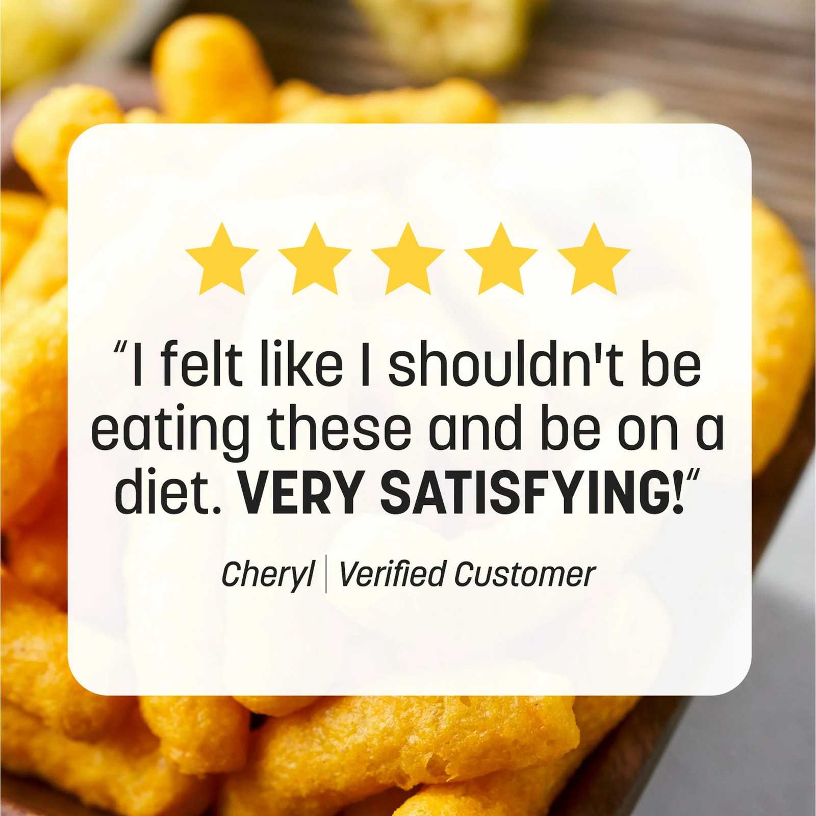 Cheese Puffs for Weight Loss Support