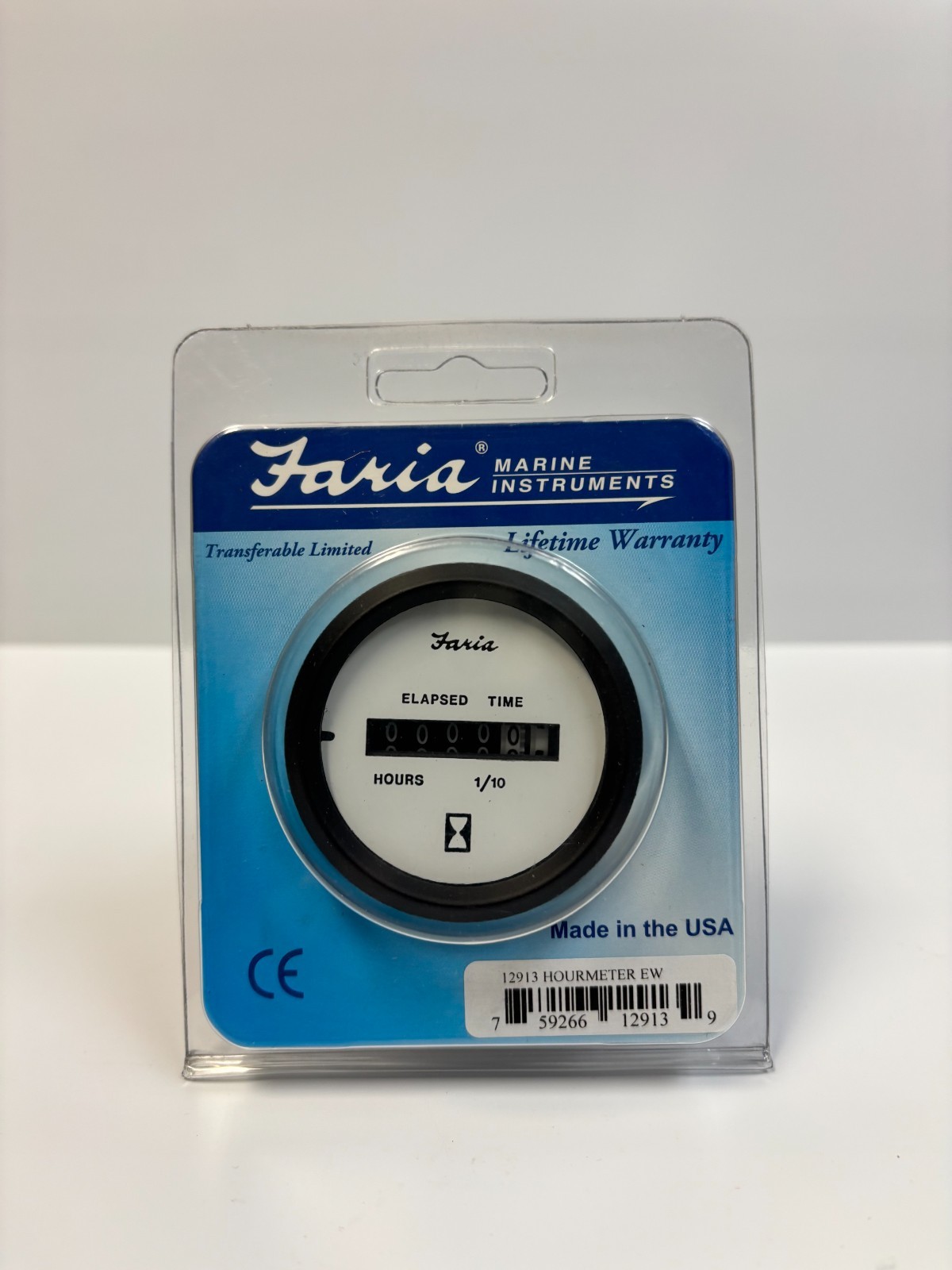 Faria Marine Instruments Hour Meter EW Series