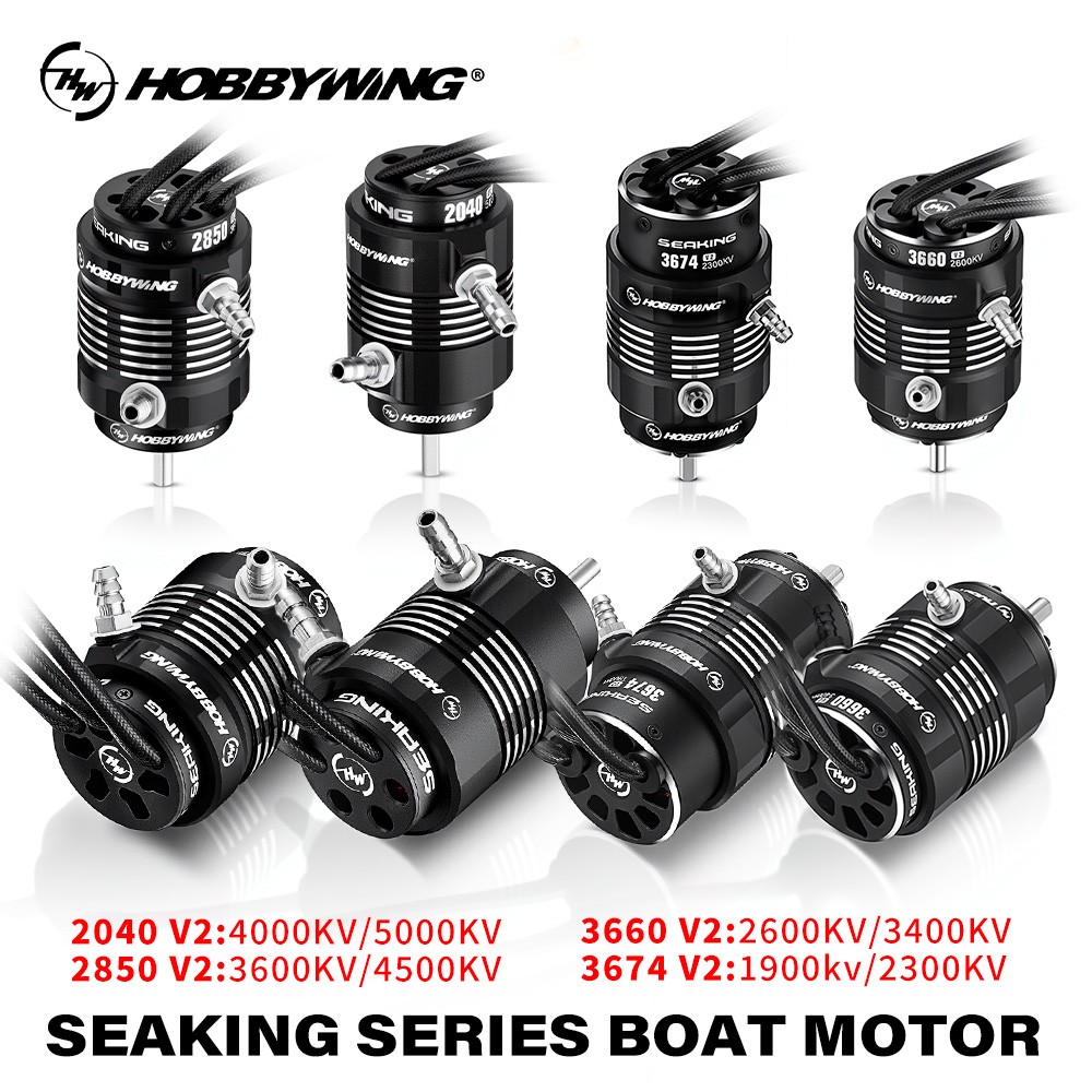 Hobbywing Seaking Brushless Motor 2040 2850 3660 3674 for 45 60 80 100cm RC Boat