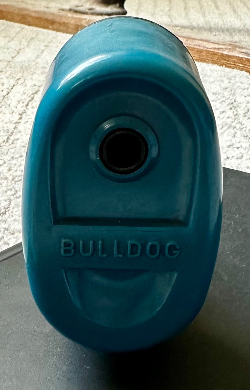 Vintage Bulldog Wall/Desk Mount Pencil Sharpener Hunt Mfg. Co.. Blue