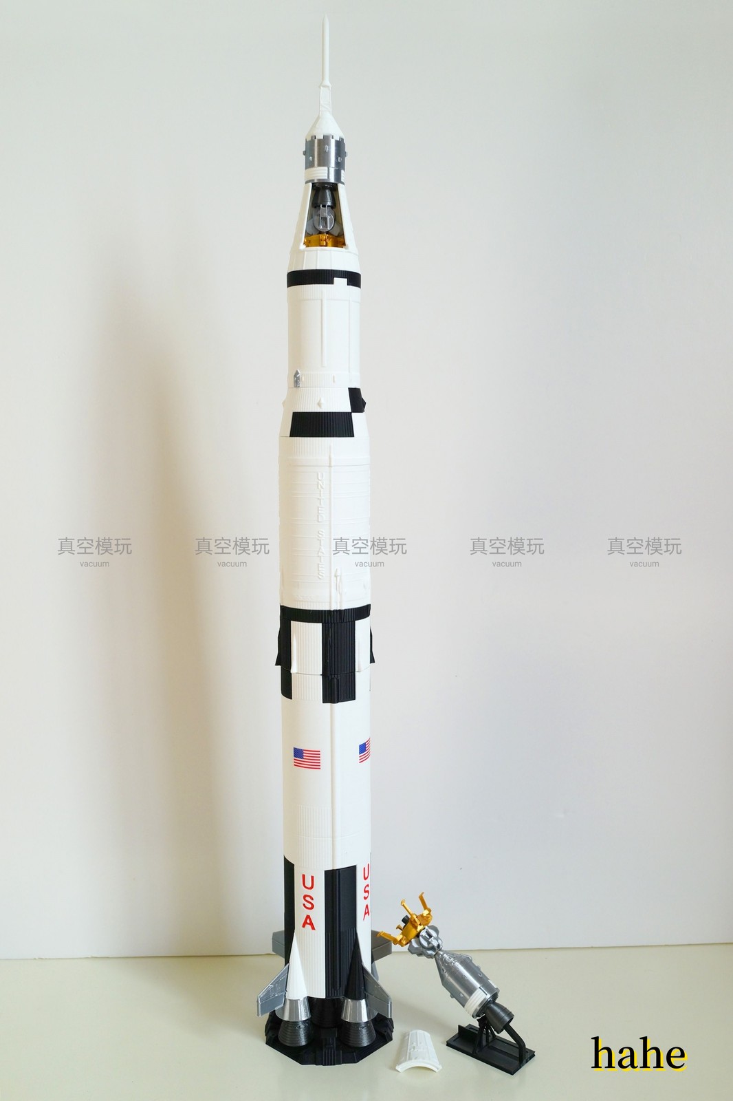 1/200 Scale Apollo Saturn V Skylab Rocket Model 3D Painted Finished Model Gift