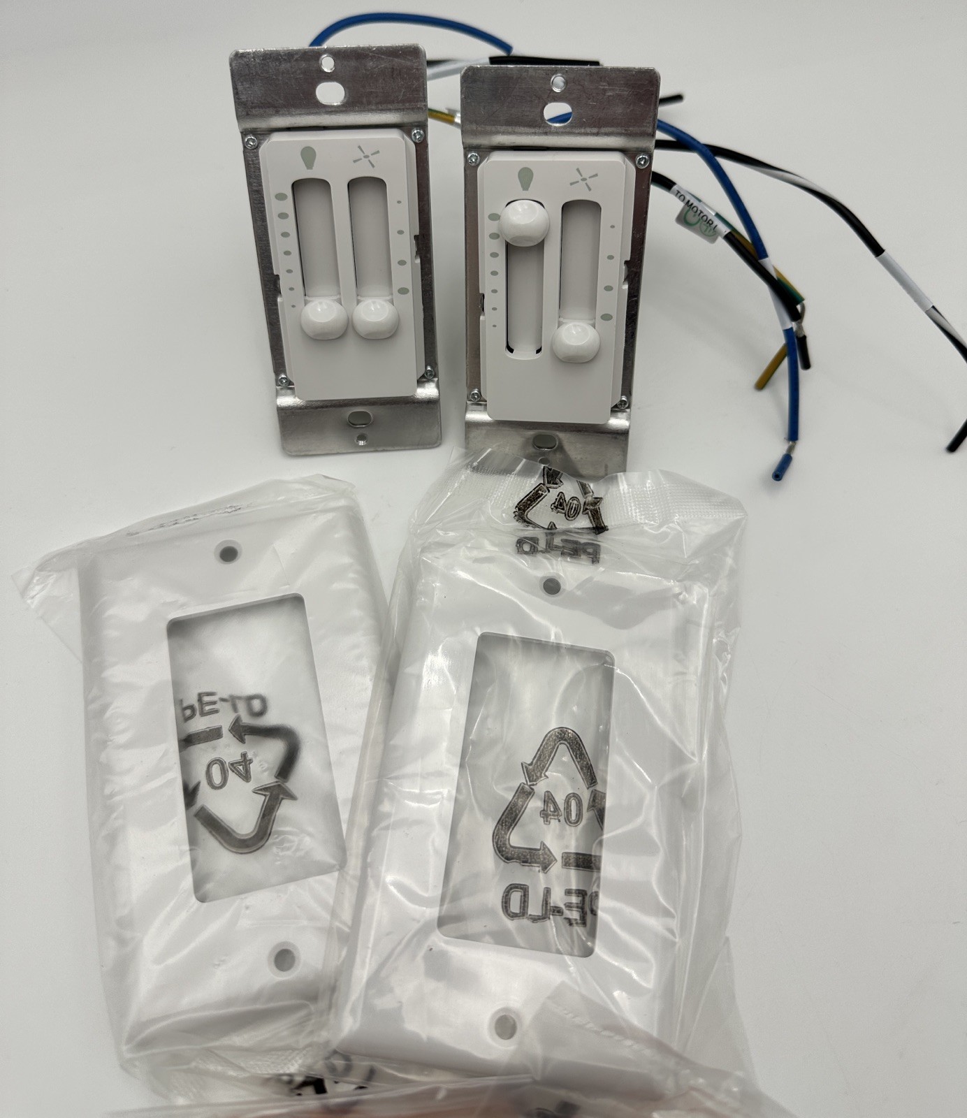 Rhine Electric Ceiling Fan Speed Control & Light Switch Combo 2-Pack UC9031