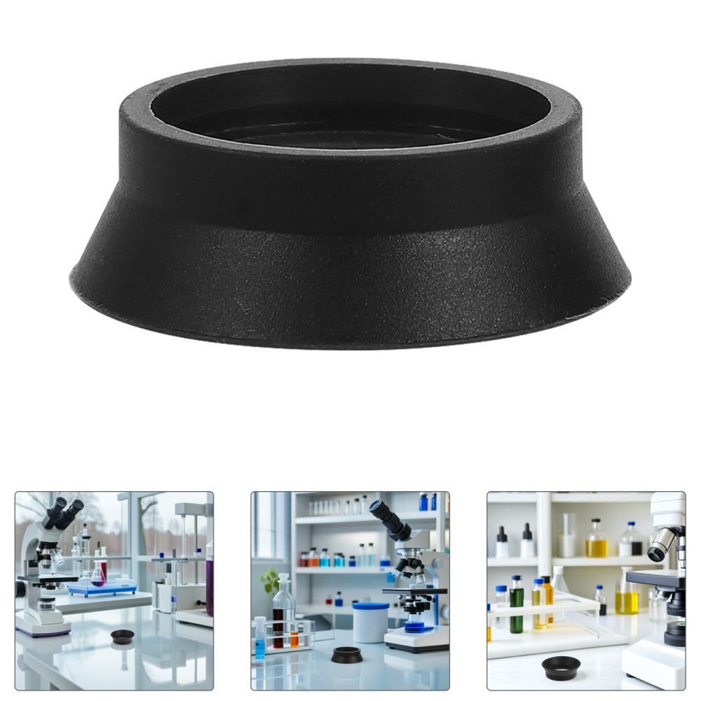 3 Pcs Rubber Eyepiece Shield Microscope Cups Light-Blocking Binoculars