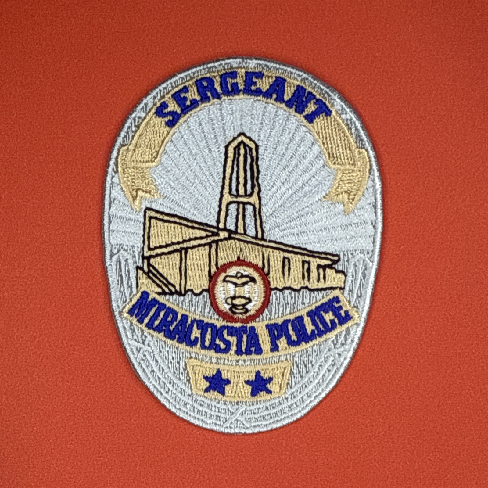 Miracosta College Oceanside California Police Department Sergeant Patch
