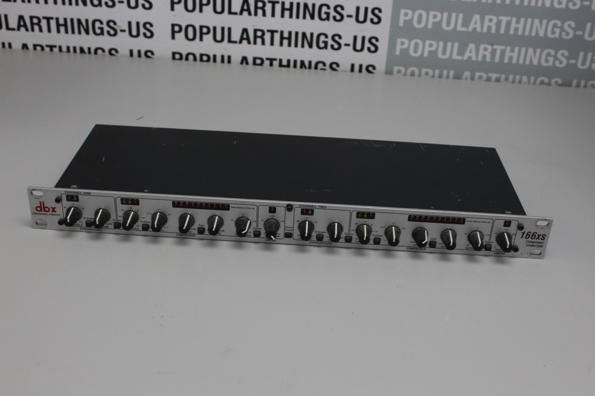 DBX 166XS Stereo Compressor Limiter Audio Recording (C31035511)