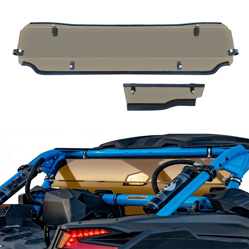 Rear Window Polycarbonate Windscreen for 2017-2025 Can Am Maverick X3 & X3 Max
