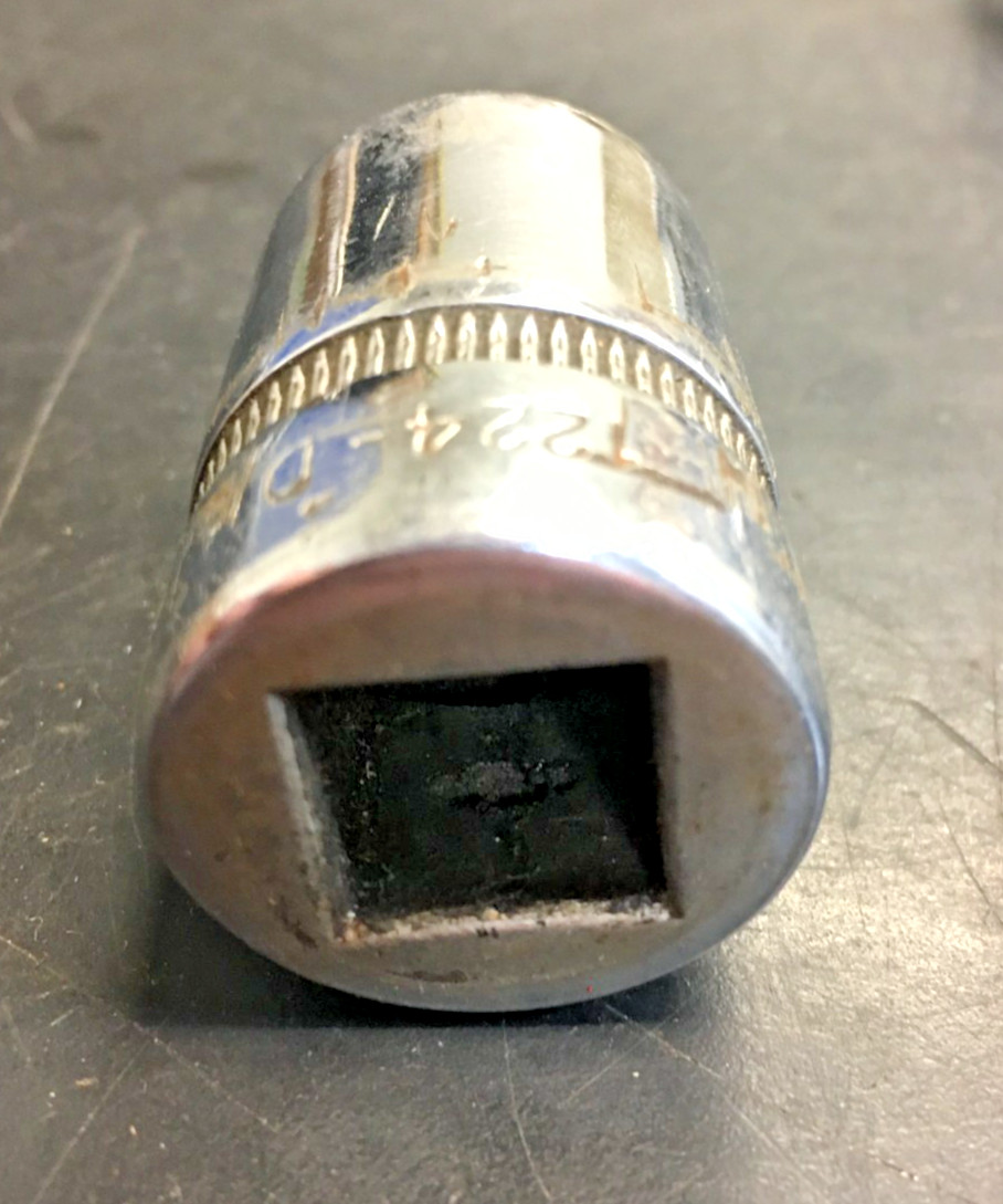 VINTAGE SOCKET, 1224-D, 1-3/4", 12 Point Shallow Socket