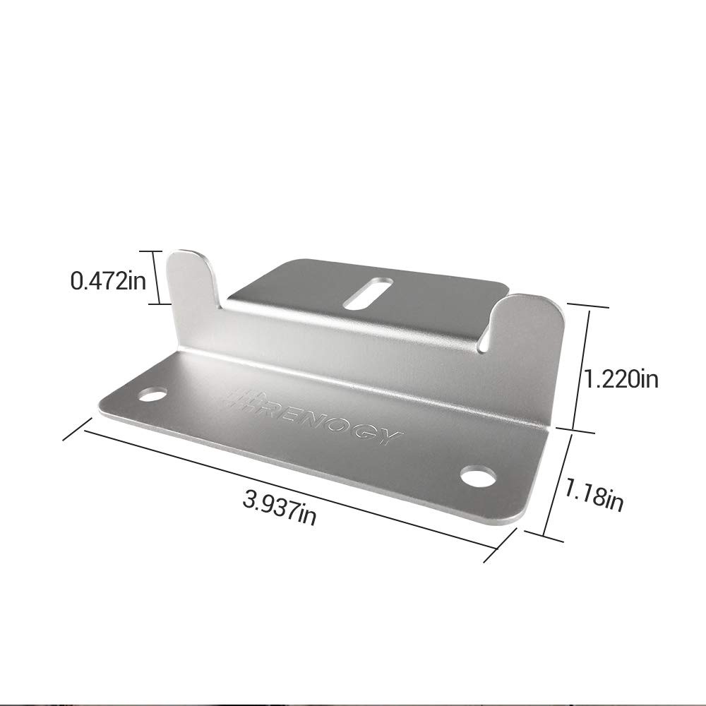 Renogy 2 Sets Solar Panel Mounting Z Brackets 2 Z Bracket, 2 Count