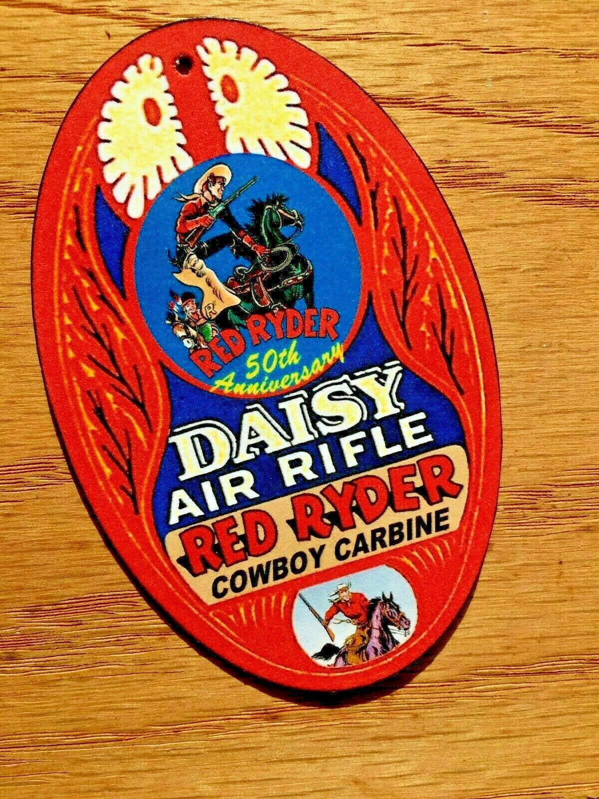 RED RYDER 50th Anniversary Hang Tag for Daisy BB Gun Rifle