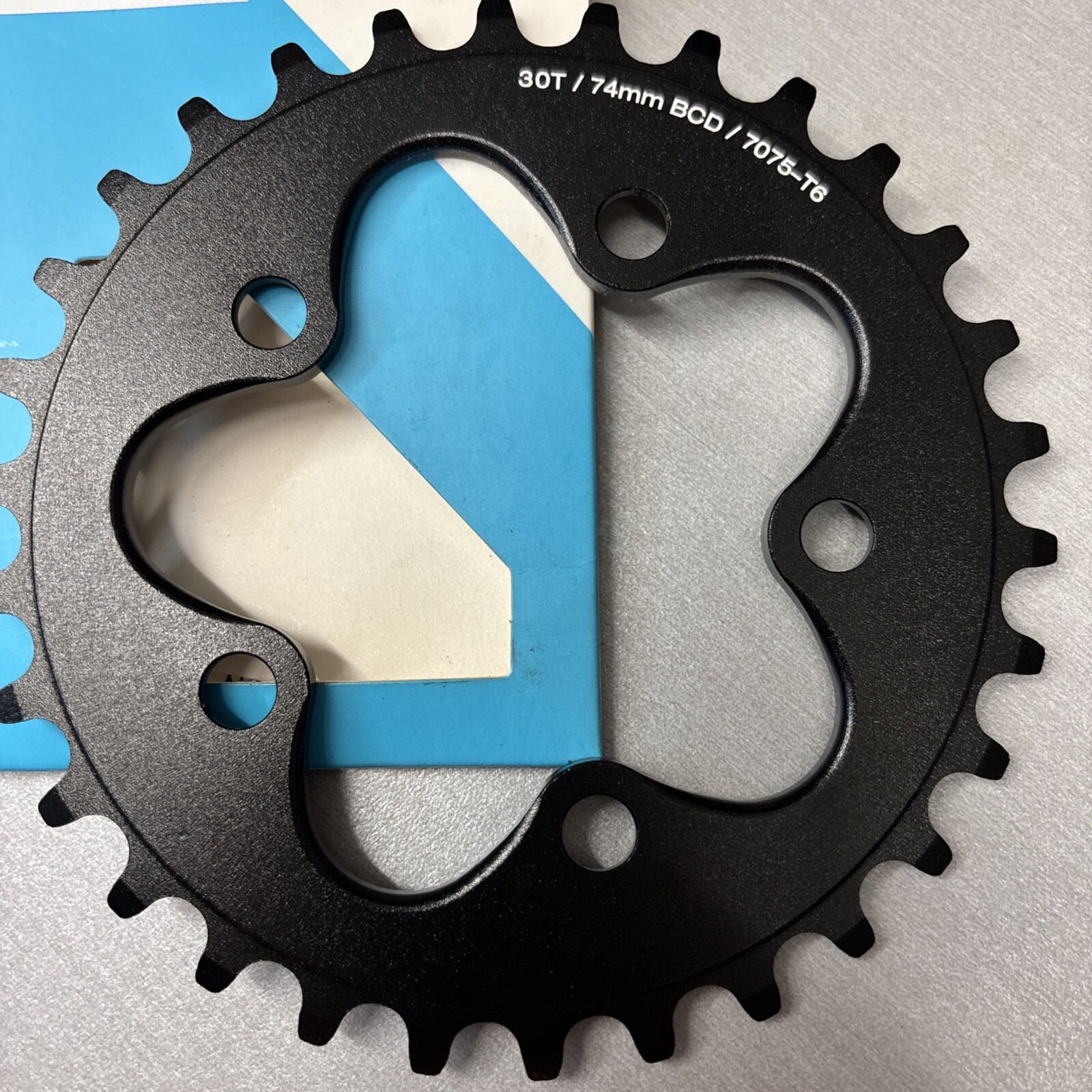 Dimension Chainring 30 Tooth 74 BCD NOS 30T Alloy Black Singlespeed