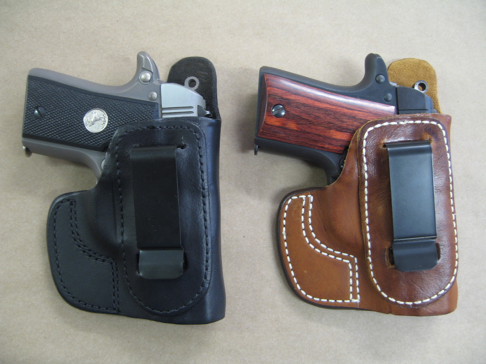 Azula Leather In The Waist IWB Concealment Holster CCW For..Choose Color & Gun 6