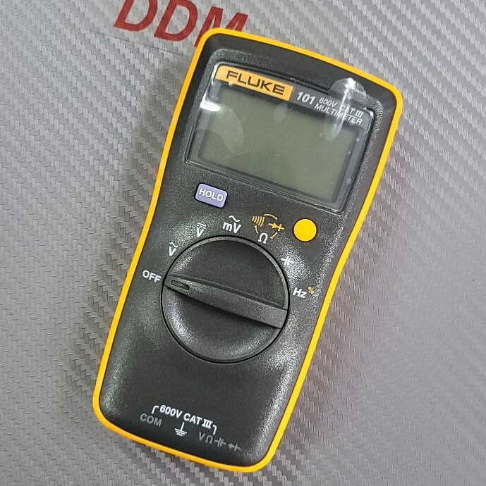 FLUKE-101 Basic Digital Multimeter Pocket Portable Meter AC DC Volt Tester