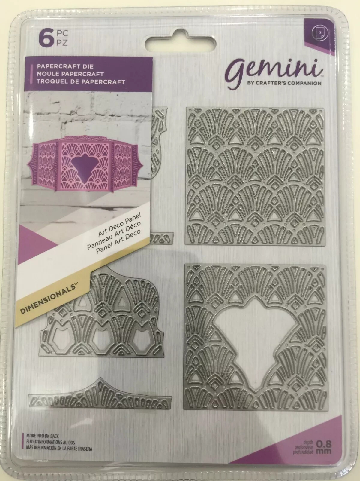 Crafters Companion Gemini Treasure Box Dimensional Dies New