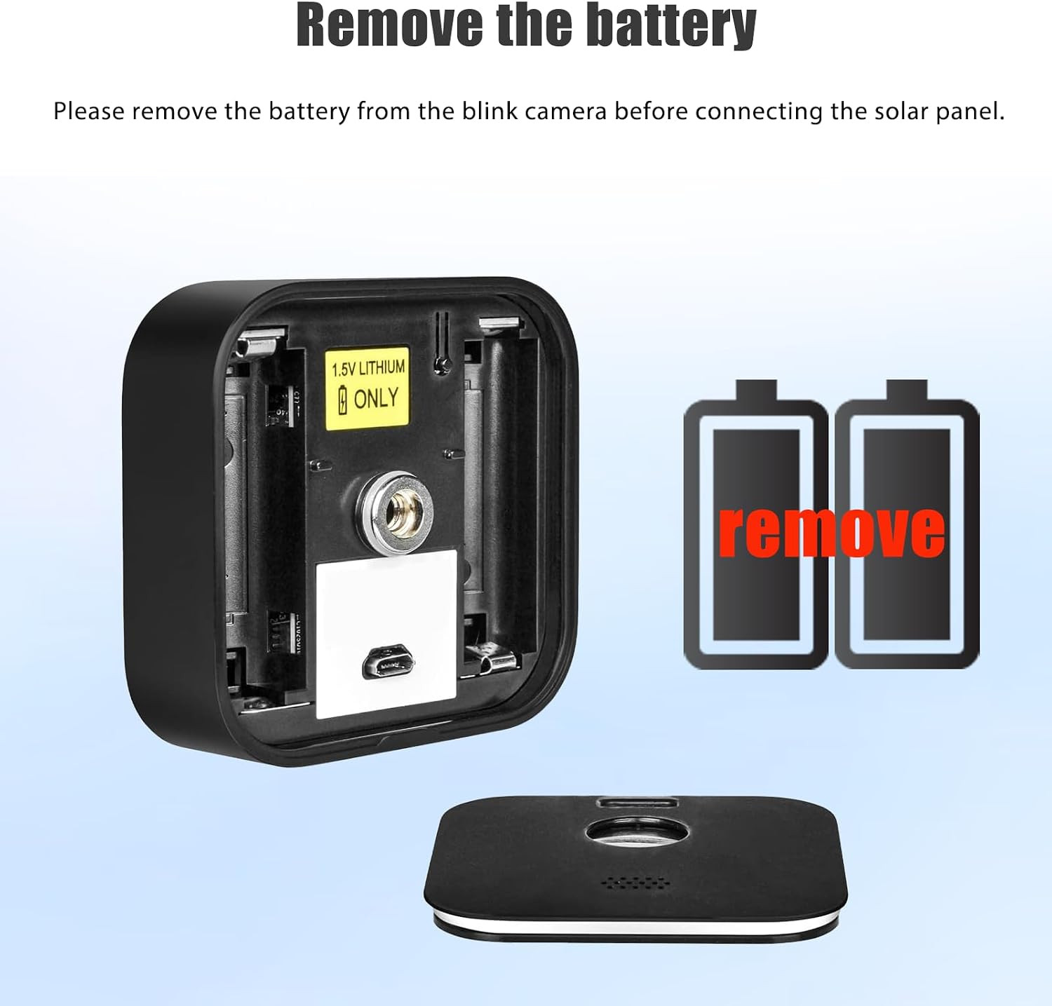 Solar Panel for Blink Camera, Solar Panel Compatible with Blink Outdoor (3rd Gen