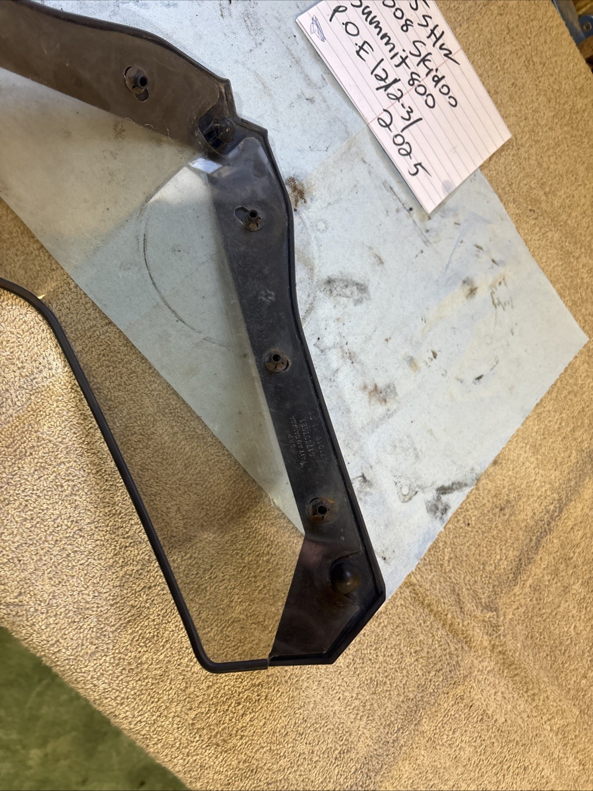 2008 skidoo summit 800 windshield assembly 405