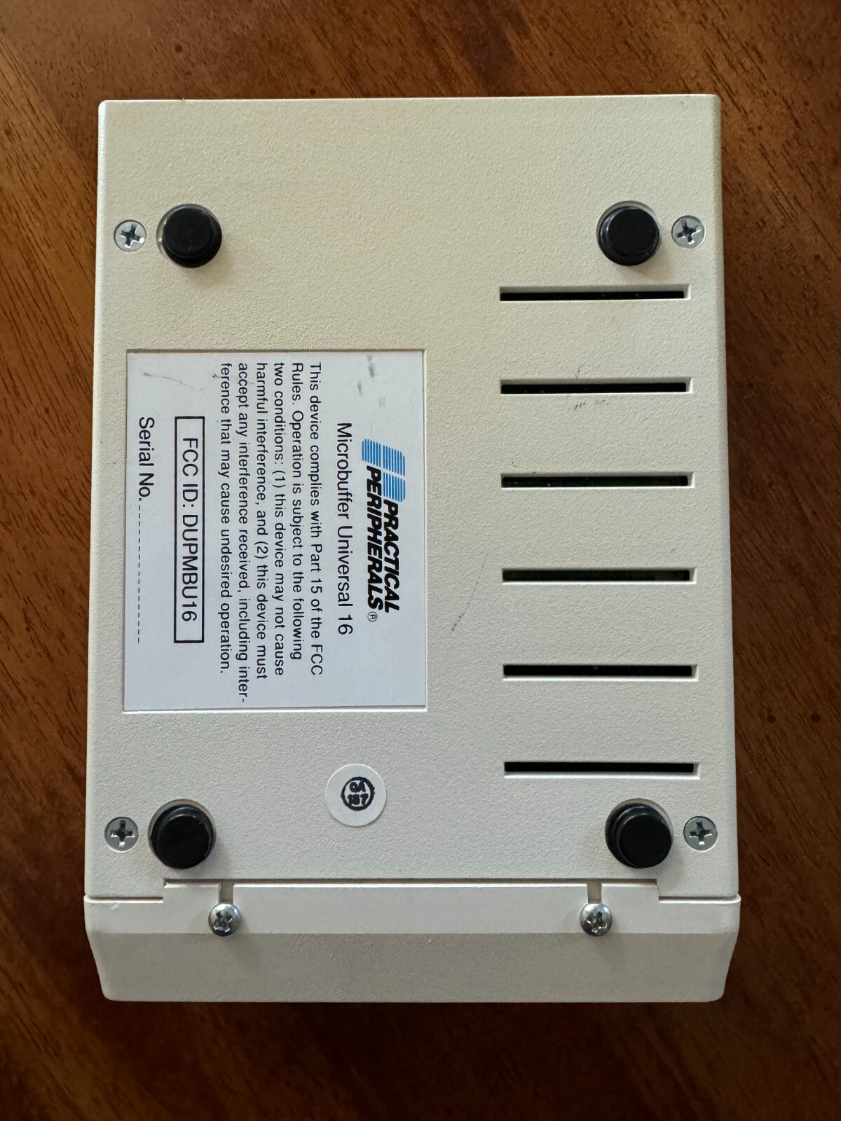 Microbuffer Universal 16 Practical Peripherals Paralle Printer Buffer