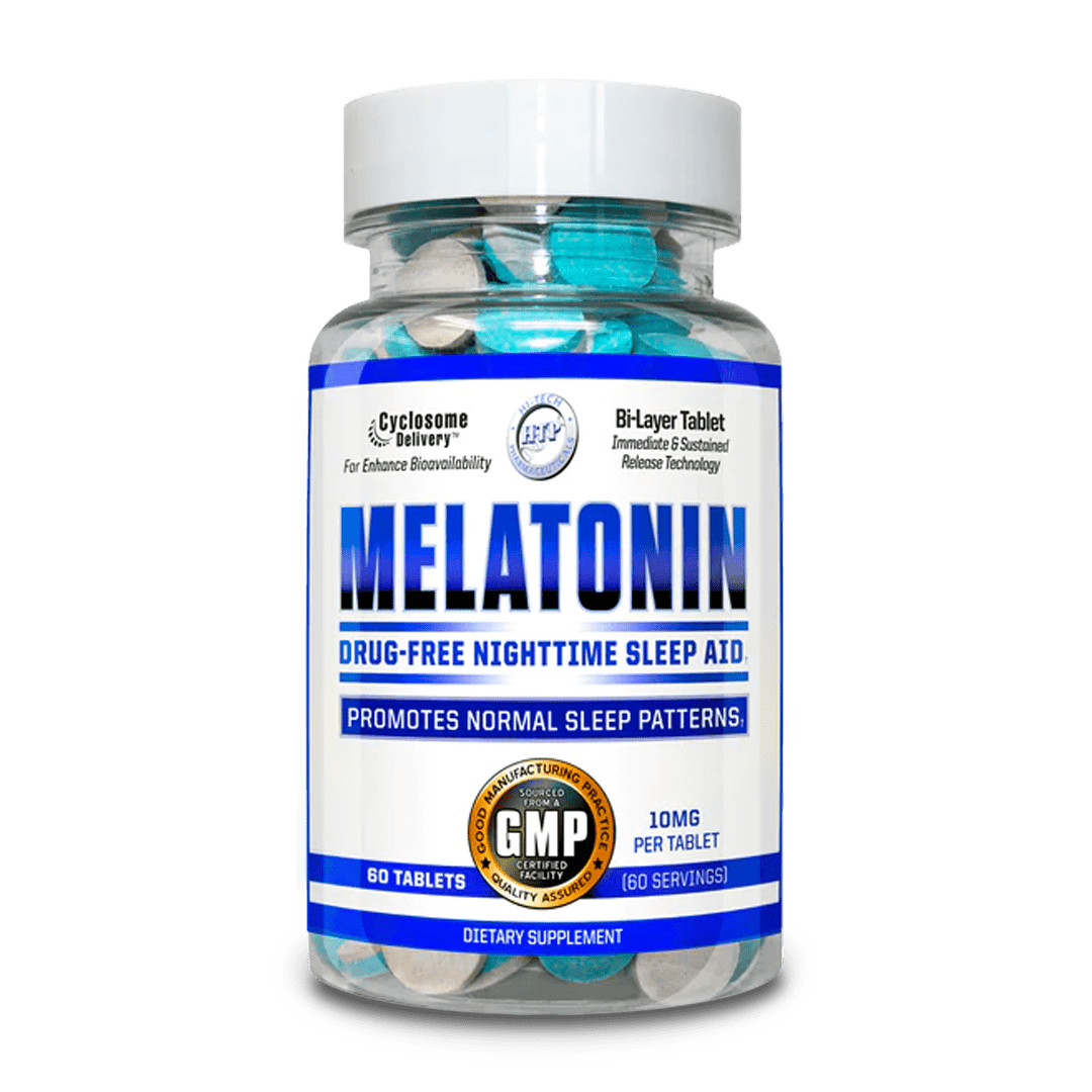 Hi-Tech Pharmaceuticals - Melatonin - Drug-Free Nighttime Sleep AID - 60 Tablets