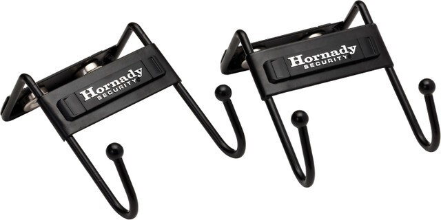 Hornady 95911 Magnetic Safe Hooks Metal Black 2 Pack