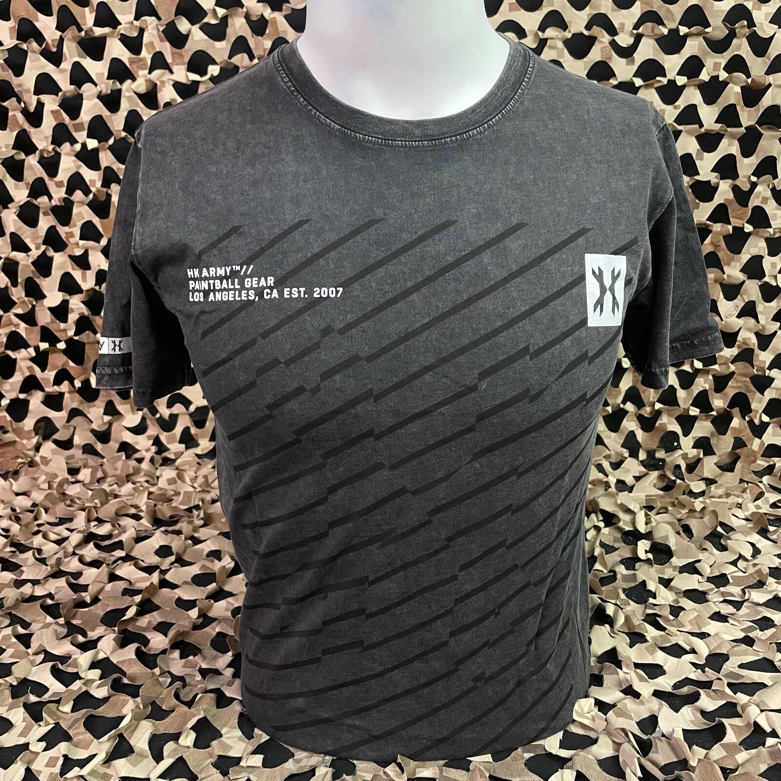 NEW HK Army Code Paintball T-Shirt - Charcoal - Medium