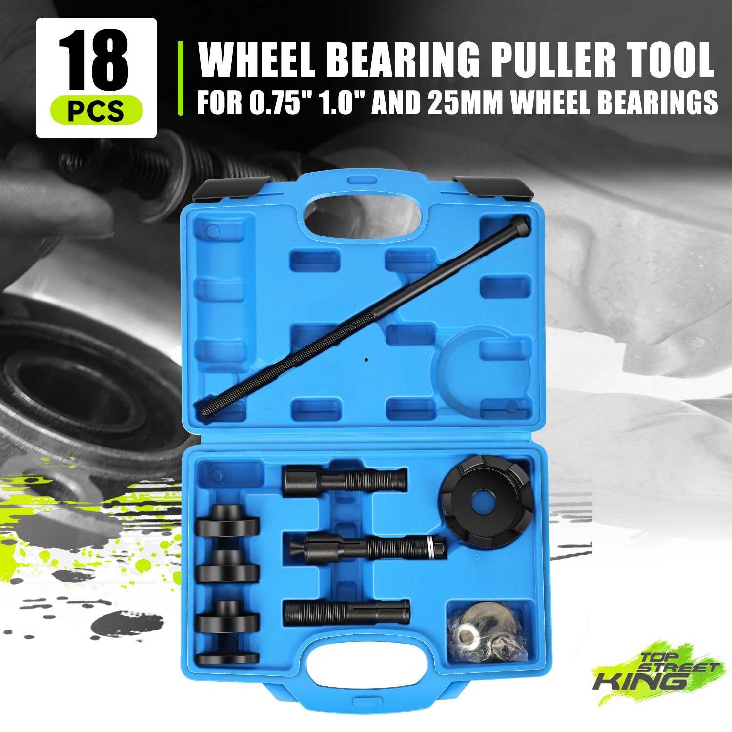 Wheel Bearing Puller Tool Kit for Sportster Twin Cam Vrsc Harley Davidson 01-20