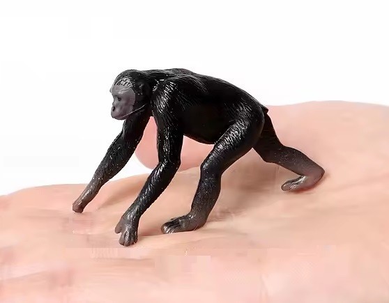 Bonobo Female Animal Figure Toy PVC Wildlife Small Figurine Birthday Gifts