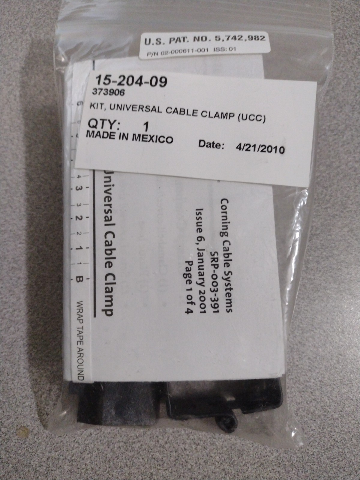 Universal Cable Clamp (UCC) Kit 15-204-09 373906