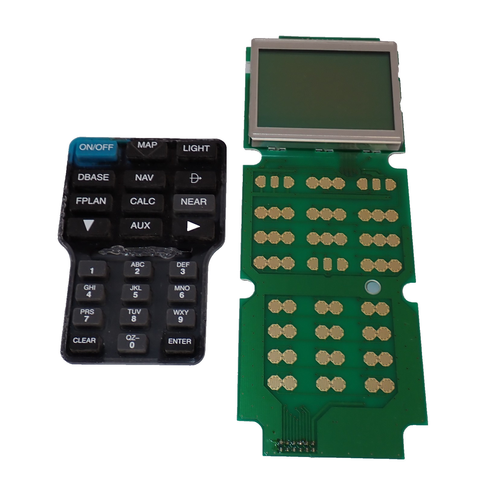 Magellan Map 7000 GPS Board for LCD Keyboard Pad with Rubber Insert HLM8386