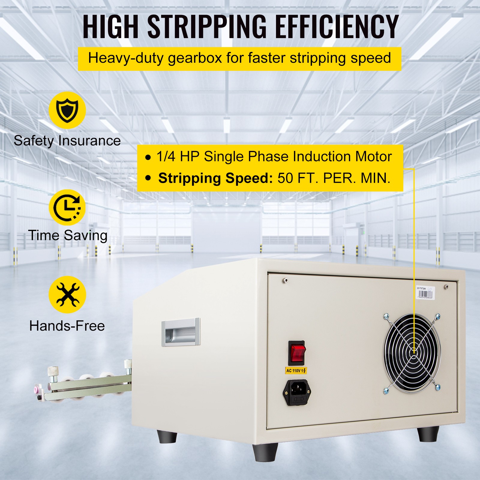 Automatic Computer Wire Stripping Machine Stripper 0.1-4.5mm² CE Cutting Peeling