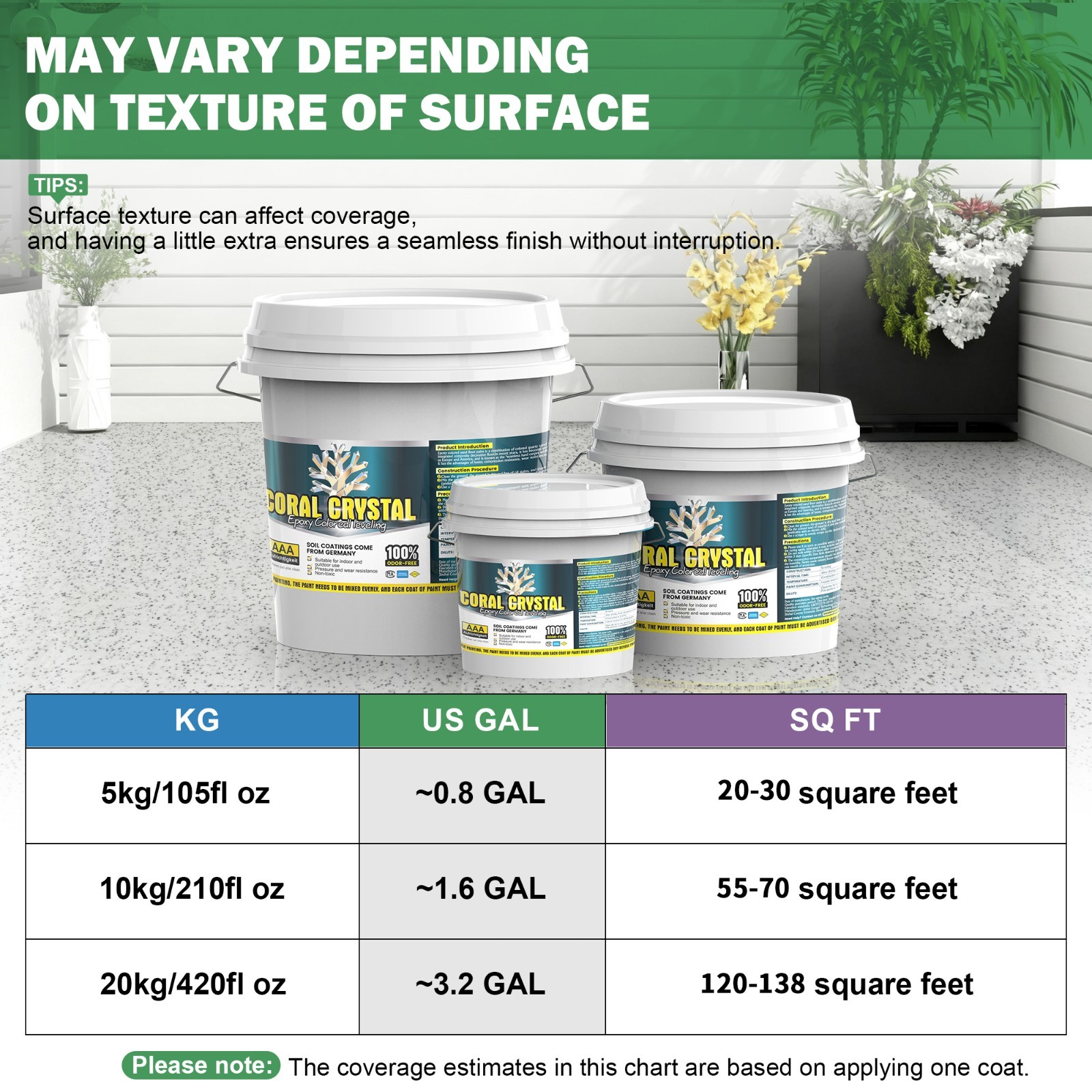 Epoxy Colored Sand Floor Paint for Concrete,Self-leveling Epoxy Floor Paint