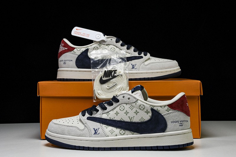 AJ 1 Retro Low OG SP Collab White/Blue YQ2088-668 Men's Casual Shoe Sizes 4-11
