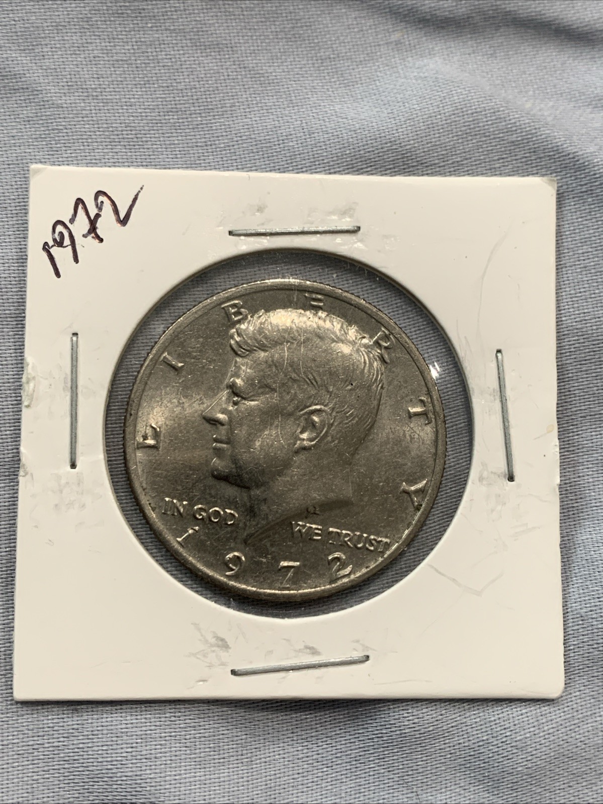 1972 kennedy half dollar no mint mark