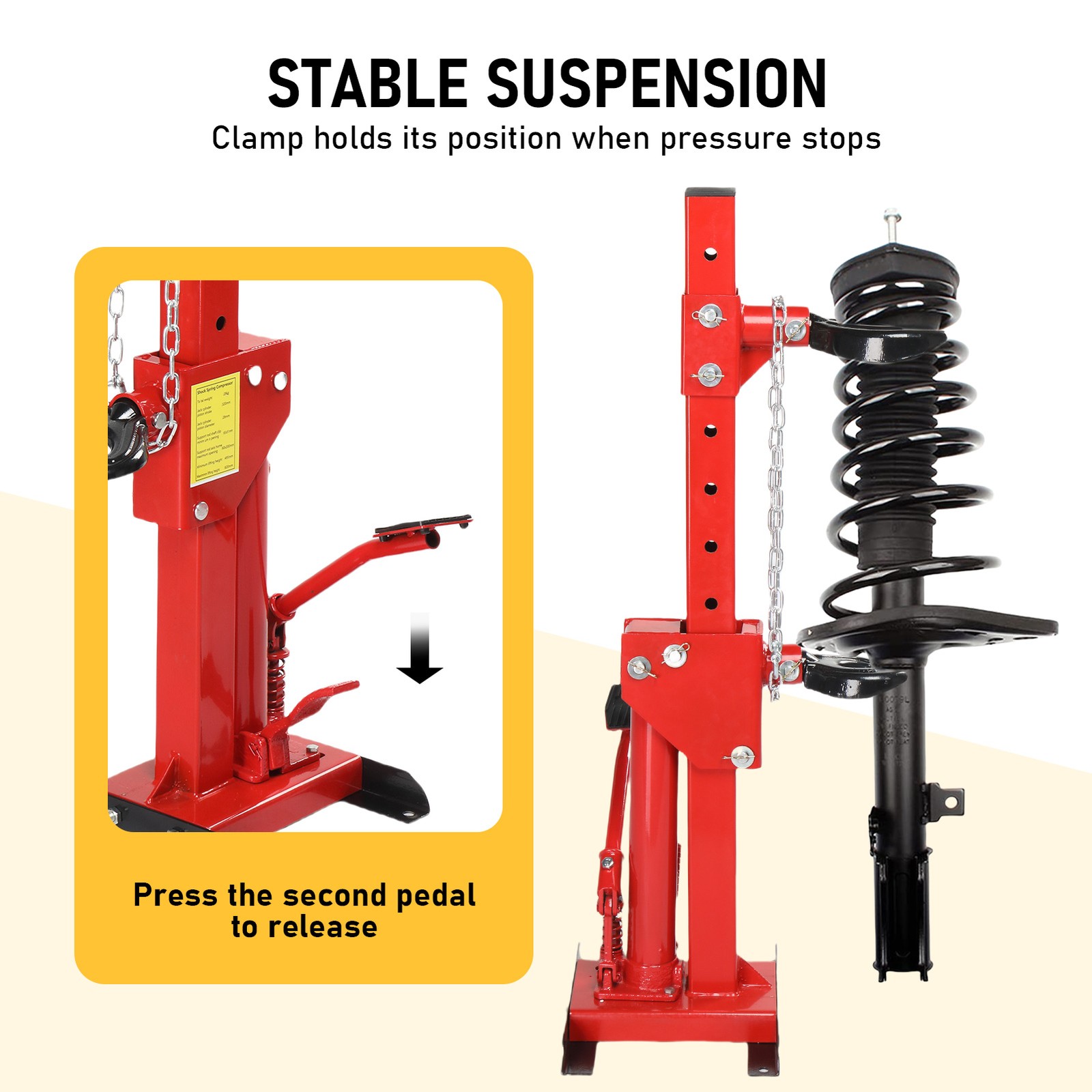 Strut Spring Compressor 4.5 T Hydraulic Jack Coil Spring Compressor Tool