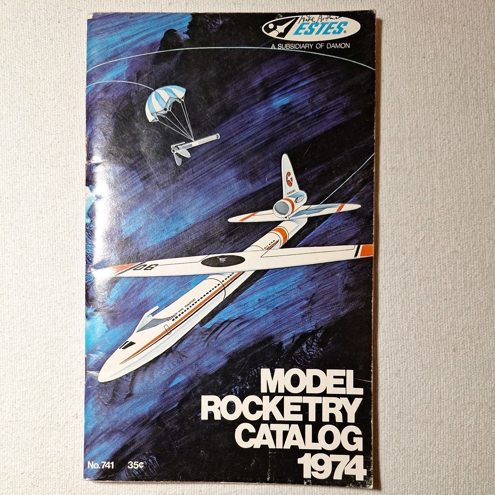 Estes Model Rocketry Catalog 1974 No. 741 VG Condition 80 pages
