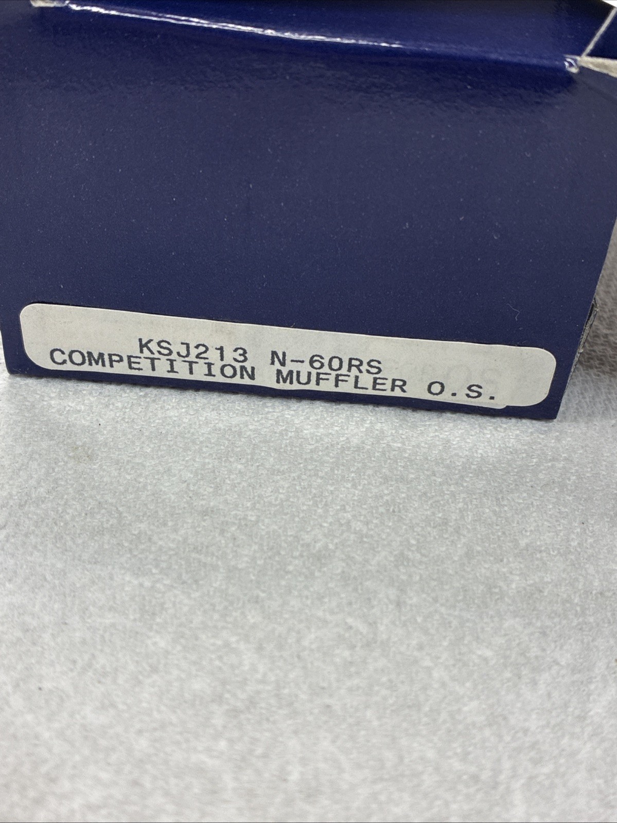 K&S N-60 RS Muffler, specifically designed for F3C remote control helicopter