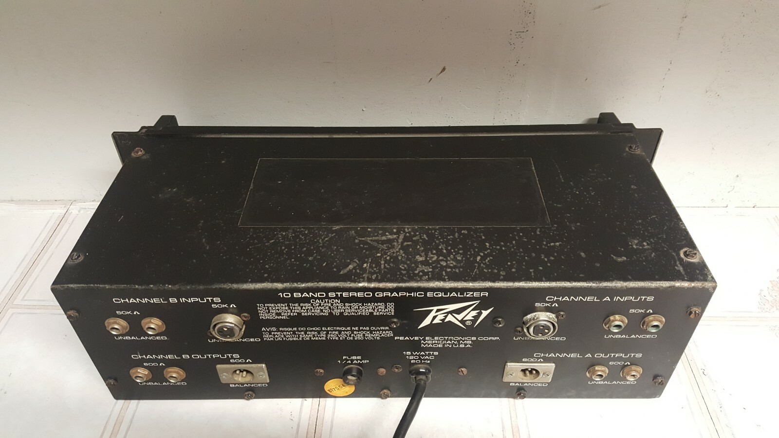 Peavey 10 Band Stereo Graphic Equalizer SEE PICS