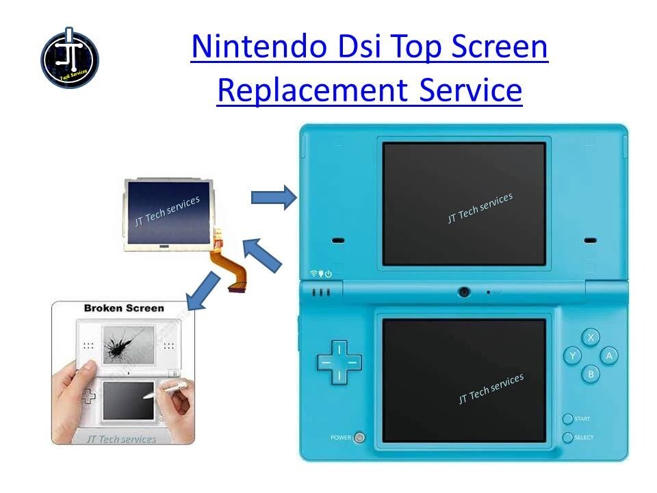 Nintendo Dsi  TOP LCD CRACKED  replacement service (only Regular dsi )