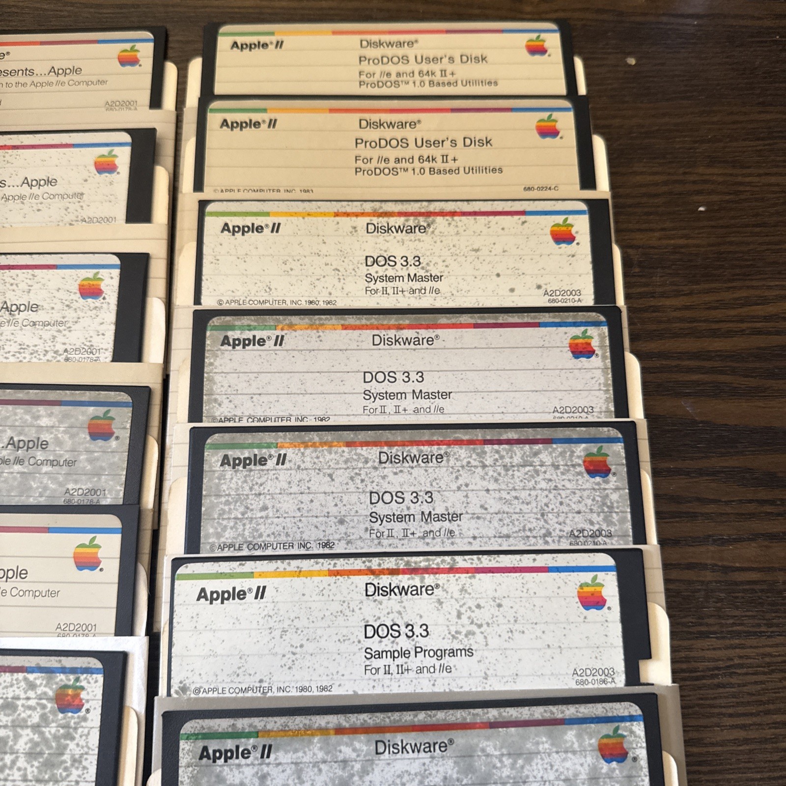 18 Floppy Disk Lot for APPLE II - Computer, software, Etc