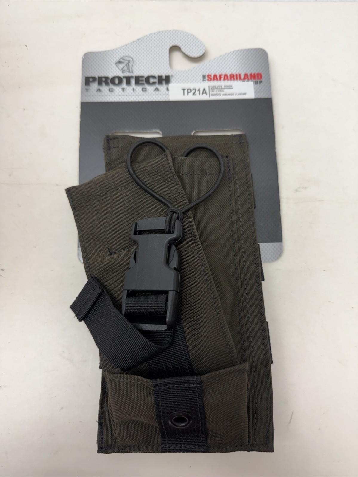 Protech Safariland TP21A Patrol Radio Pouch Helium Whisper MOLLE Sheriff Brown
