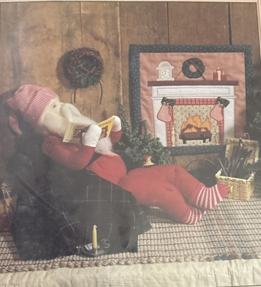 Vtg Rare Donna Gallagher Creative Needlearts KRIS KRINGLE Sewing '88 Pattern#867