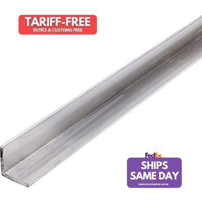Allstar ALL22254-4, One Natural Aluminum Alum An Fits gle Stock 1In X 1/8In X 4F