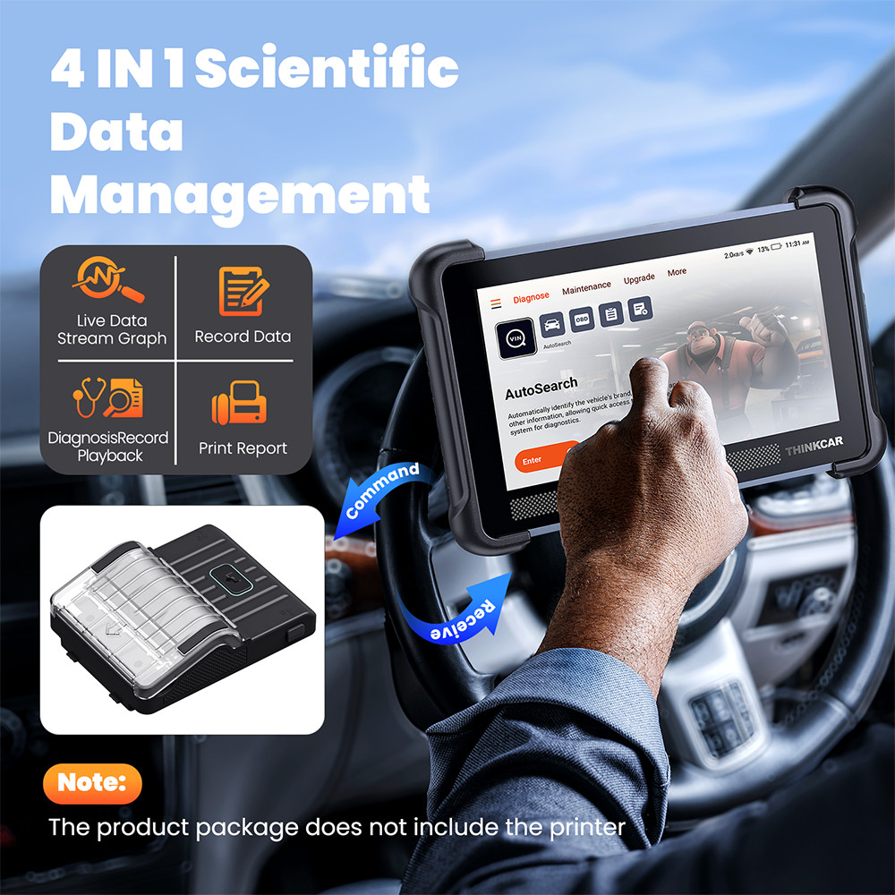 THINKSCAN 672 689 Bidirectional OBD2 Scanner All System Diagnostic Coding Tool