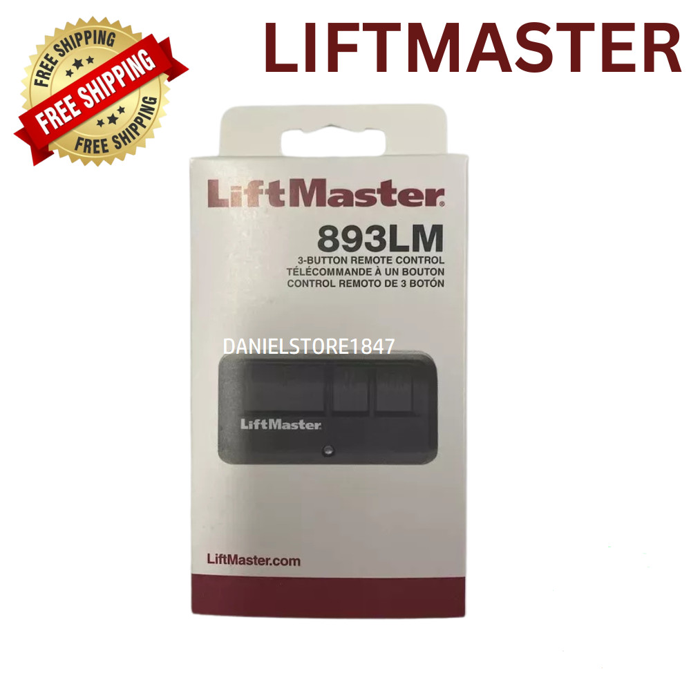 LiftMaster 893LM 3-Button Garage Door Remote – Security+ 2.0