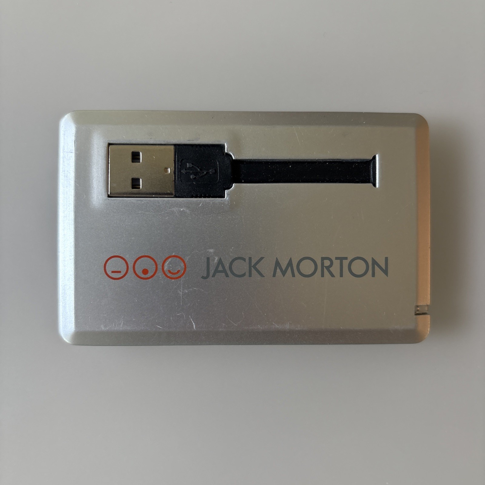 Jack Morton Worldwide - 2GB Flash Drive Card Retractable USB Connector (Rare)