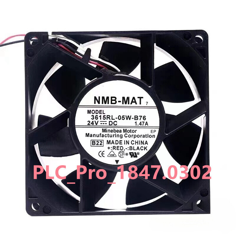 3615RL-05W-B76 1PCS NEW NMB 3615RL-05W-B76 9038 24V 1.47A 9CM fan  Fast delivery