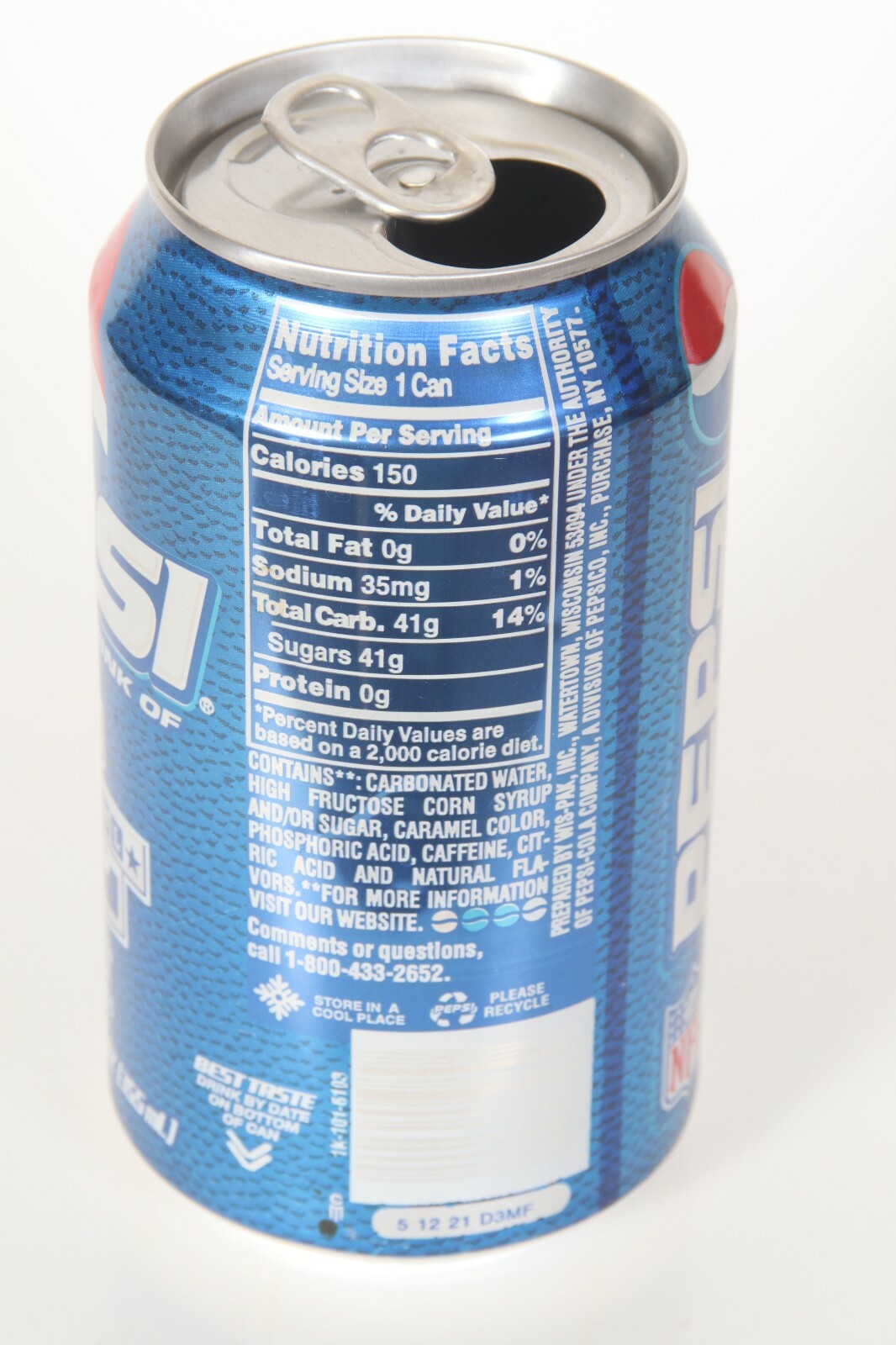 Pepsi soda can - Super Bowl XL